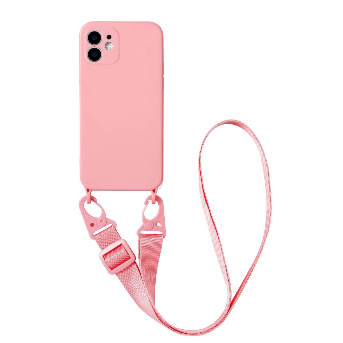 Coque avec bandouillère Rose iPhone X/XS