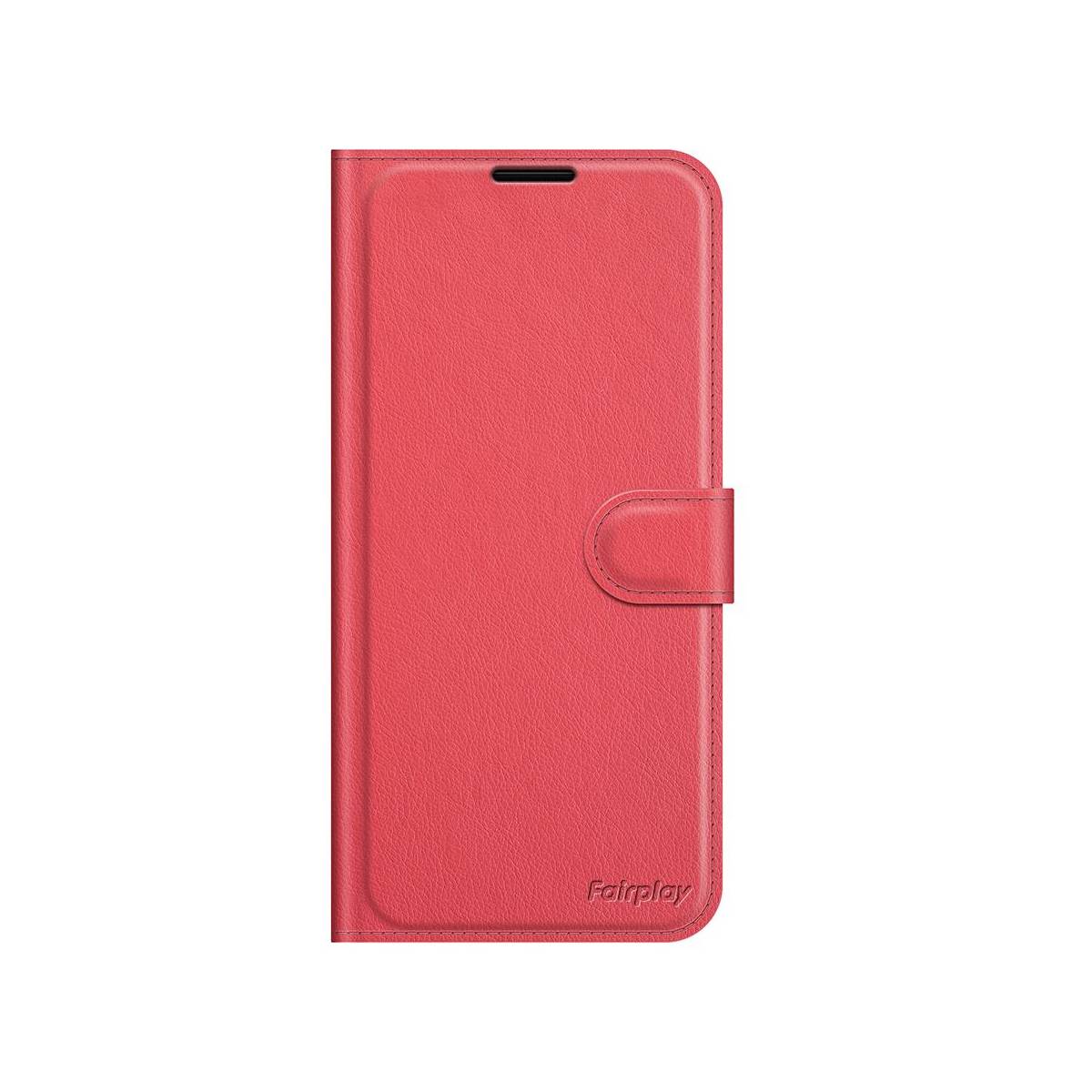 Folio simili cuir Rouge iPhone 14 Pro Max