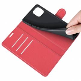 Folio simili cuir Rouge iPhone 14