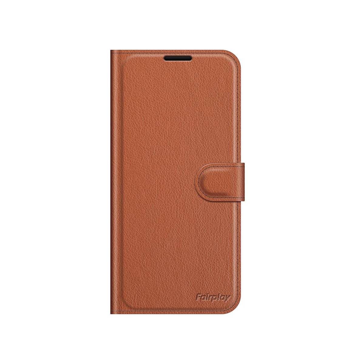 Folio simili cuir Marron iPhone 13 Pro